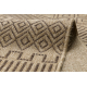 Tapijt SAMPLE JUTTE A0469A Boho Sisal beige / zwart