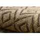 Carpet SAMPLE JUTTE A0469A Boho Sisal beige / black