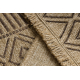 Carpet SAMPLE JUTTE A0469A Boho Sisal beige / black