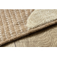 Paklājs SAMPLE PALMA A0696A ģeometrisks Sisal bēšs / krēms 