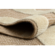 Carpet SAMPLE PALMA A0696A Geometric Sisal beige / cream 