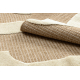 Carpet SAMPLE PALMA A0696A Geometric Sisal beige / cream 