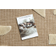 Matto SAMPLE PALMA A0696A Geometrinen Sisal beige / kerma 