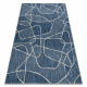 Tapis SAMPLE CASA REVERSIBLE A0028A Abstraction Sisal bleu / beige