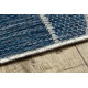 Carpet SAMPLE CASA REVERSIBLE A0028A Abstraction Sisal blue / beige