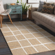 Alfombra SAMPLE HERA A1008A Trellis Sisal beige