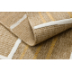 Alfombra SAMPLE HERA A1008A Trellis Sisal beige