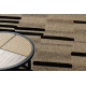 Tapis SAMPLE PALMA A0690A Lignes Sisal beige / noir 