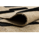 Carpet SAMPLE PALMA A0690A Lines Sisal beige / black