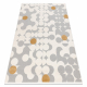 Carpet SAMPLE LYON A1202A Geometric cream / grey