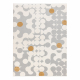 Carpet SAMPLE LYON A1202A Geometric cream / grey