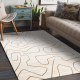 Carpet SAMPLE KAL TE A0880A Abstraction cream / beige