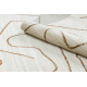 Carpet SAMPLE KAL TE A0880A Abstraction cream / beige