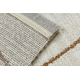 Tapijt SAMPLE KAL TE A0880A Abstractie Sisal room / beige 