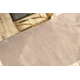 Tapis SAMPLE LORA uniforme, beige foncé