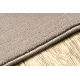 Tapis SAMPLE LORA uniforme, beige foncé