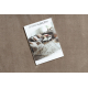 Tapis SAMPLE LORA uniforme, beige foncé