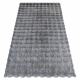 Tapis SAMPLE LORA BUBBLE uniforme, anthracite