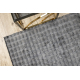 Tapis SAMPLE LORA BUBBLE uniforme, anthracite