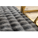 Carpet SAMPLE LORA BUBBLE uniform, anthracite