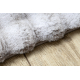 Tapis SAMPLE LORA BUBBLE uniforme, taupe