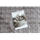 Tapis SAMPLE LORA BUBBLE uniforme, taupe