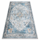 Tapete SAMPLE FC 8011 Ornamento quadro azul / bege