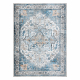 Alfombra SAMPLE FC 8011 Ornamento marco azul / beige