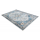 Alfombra SAMPLE FC 8011 Ornamento marco azul / beige