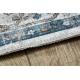 Alfombra SAMPLE FC 8011 Ornamento marco azul / beige