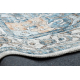 Alfombra SAMPLE FC 8011 Ornamento marco azul / beige