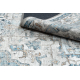 Alfombra SAMPLE FC 8011 Ornamento marco azul / beige