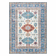 Alfombra SAMPLE FLANELL 240522N Ornamento marco azul / beige