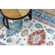 Alfombra SAMPLE FLANELL 240522N Ornamento marco azul / beige