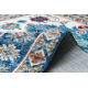 Alfombra SAMPLE FLANELL 240522N Ornamento marco azul / beige