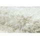 Alfombra SAMPLE LAMMY, Uniform blanco