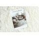 Alfombra SAMPLE LAMMY, Uniform blanco