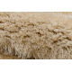 Alfombra SAMPLE Polyester Shaggy Este, Uniform beige