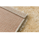 Carpet SAMPLE Polyester Shaggy Este uniform, beige