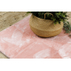 Alfombra SAMPLE BRILLIANT Shaggy, Uniform rosa