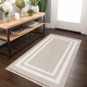 Alfombra SAMPLE KOZA MOOD 19207D Marco - estructural, beige / crema