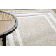 Alfombra SAMPLE KOZA MOOD 19207D Marco - estructural, beige / crema