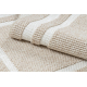 Alfombra SAMPLE KOZA MOOD 19207D Marco - estructural, beige / crema