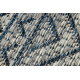 Alfombra SAMPLE ILLUSION Boho Sisal gris / azul