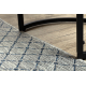 Covor SAMPLE ILLUSION Boho Sisal gri / albastru