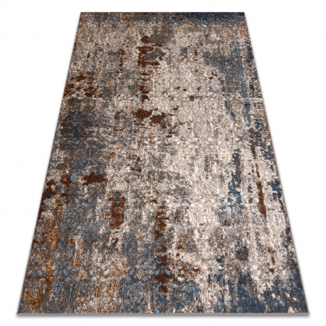 Alfombra NAIN Ornamento vintage 7700/51622 beige / azul oscuro / terracota