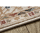 Matto NAIN Ornamentti, kehys, 1028/51053 beige / viininpunainen / sininen