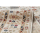 Alfombra NAIN Ornamento, marco, 1028/51053 beige / burdeos / azul