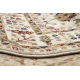 Alfombra NAIN Ornamento, marco, 1028/51053 beige / burdeos / azul