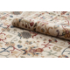 Matto NAIN Ornamentti, kehys, 1028/51053 beige / viininpunainen / sininen